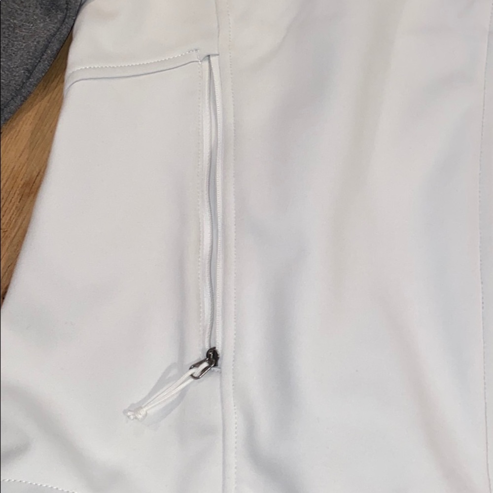 NWOT The North Face Jacket WindWall Sz XL white & grey - Picture 4 of 11